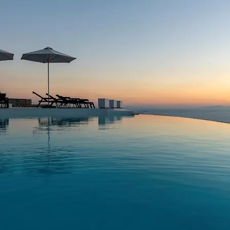 Sunset - Panoramic View Of The Santorini Sea